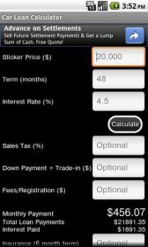 game pic for Car Loan Calculator Free